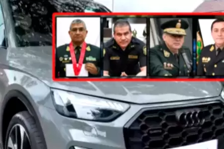 Altos mandos PNP compraron lujosos autos