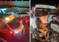 Accidente en Arequipa: Choque frontal en variante de Uchumayo dej al menos nueve heridos