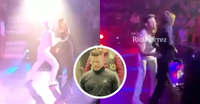 Bailarín realiza tocamientos indebidos a Korina Rivadeneira