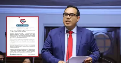José Jerí es el candidato de Somos Perú para la Mesa Directiva