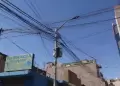 OEFA establece fecha lmite para que empresas de electricidad retiren cableado en mal estado