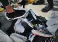 Huancayo: Delincuentes abandonan costal con 50 zapatillas del pie derecho en El Tambo
