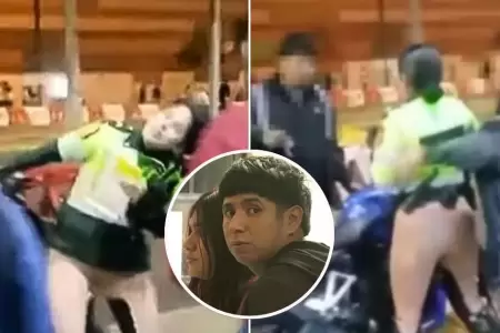 Condenan a pareja que agredi a efectivo PNP