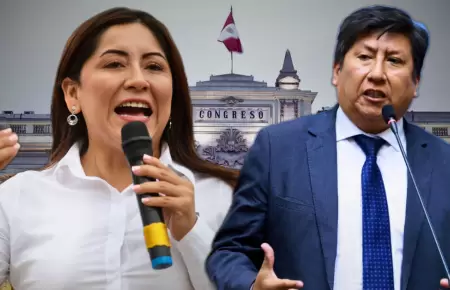 Kelly Portalatino y Waldemar Cerrn
