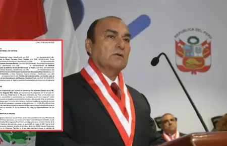 Organizaciones feministas exigen a la JNJ vacar a Gino Ríos