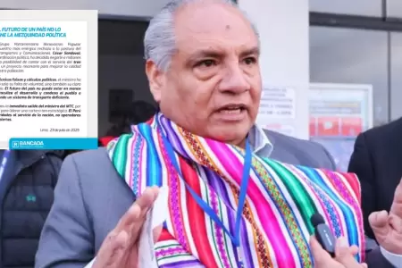 Renovacin Popular exige salida del ministro del MTC