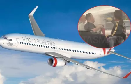 Avin de Virgin Australia sufri incendio abordo.