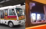 Extorsionadores atacan buses en San Juan de Miraflores por no pagar cupos