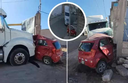 Arequipa: Triler aplasta a mecnico y lo deja en coma