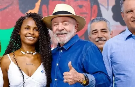 Lula da Silva en acto pblico