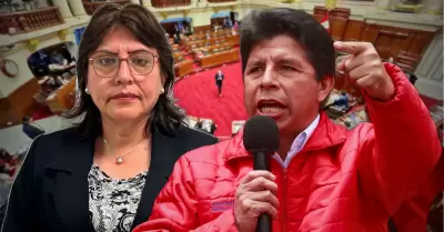 Delia Espinoza y Pedro Castillo