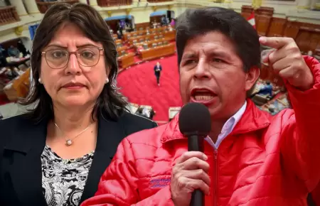 Delia Espinoza y Pedro Castillo