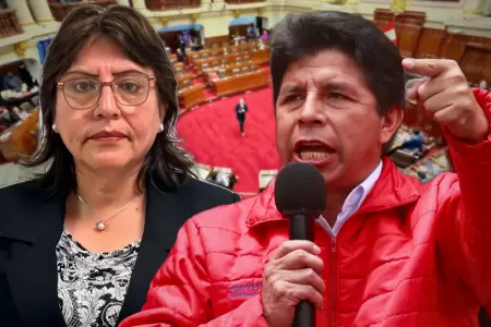 Delia Espinoza y Pedro Castillo
