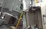 Accidente en Cercado de Lima: Dos autos impactaron en plena avenida Arequipa