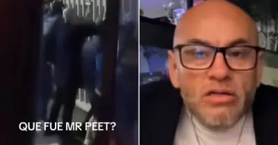 Mr. Peet fue intervenido por la polica en Brasil