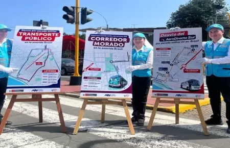 Conozca los desvos vehiculares por el cierre de la Av. Brasil debido a la Parad