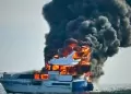 Piura: Incendio en yate turstico durante avistamiento de ballenas deja ocho evacuados ilesos en Los rganos