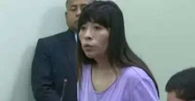 Betssy Chvez fue llevada al hospital Mara Auxiliadora tras iniciar huelga de h