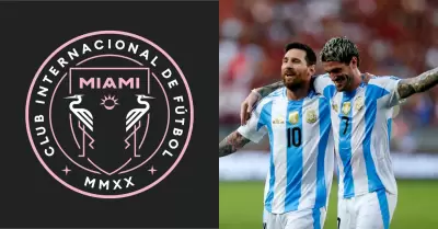 Messi y De Paul jugarn juntos en el Inter Miami.