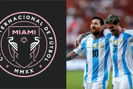 Messi y De Paul jugarn juntos en el Inter Miami.