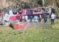 Tragedia en Tarma: Confirman 18 fallecidos y 48 heridos tras volcadura de bus