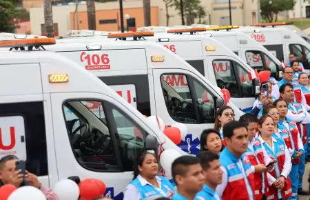 Minsa ampla flota de ambulancias del SAMU