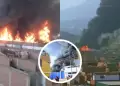 Feroz incendio en Puente Piedra: Siniestro consume fbrica ubicada en valo Zapallal