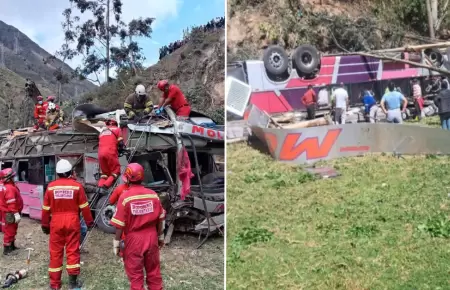 Fiscala inici investigacin por accidente de bus en Tarma