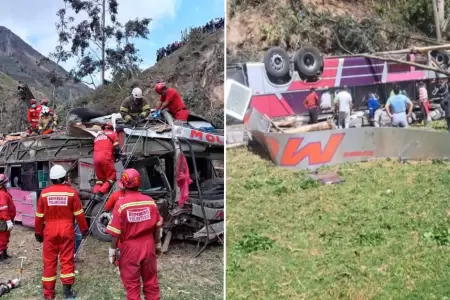 Fiscala inici investigacin por accidente de bus en Tarma