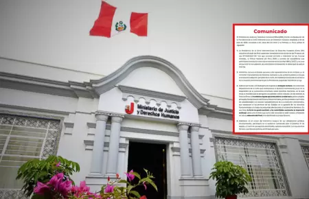 MINJUSDH en comunicado