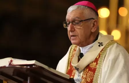 Monseor Carlos Castillo ofrece la Misa y tedeum por Fiestas Patrias.