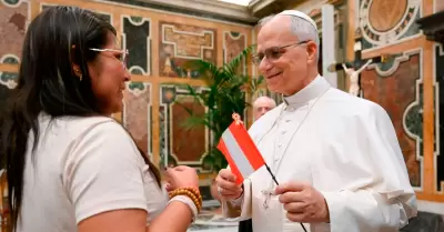 Papa Len XIV enva saludo a Per por Fiestas Patrias.