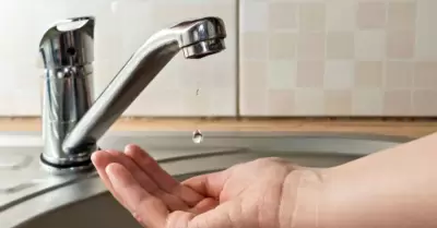 Fiestas Patrias con corte de agua