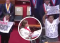 "Dina el pueblo te repudia": Congresistas protestan contra presidenta en pleno mensaje a la Nacin