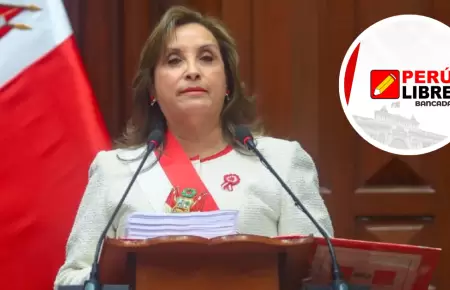 Dina Boluarte marca distancia de Per Libre