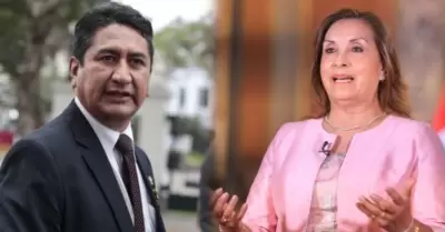 Vladimir Cerrón responde a Dina Boluarte.