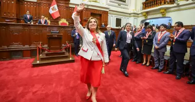 Dina Boluarte culmina mensaje a la nación
