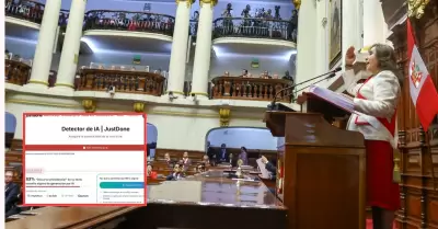 Mensaje a la Nación tendría un 83% de signos de haber sido creado por IA