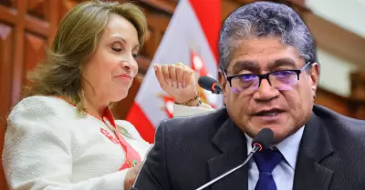 Dina Boluarte y Juan Alcántara