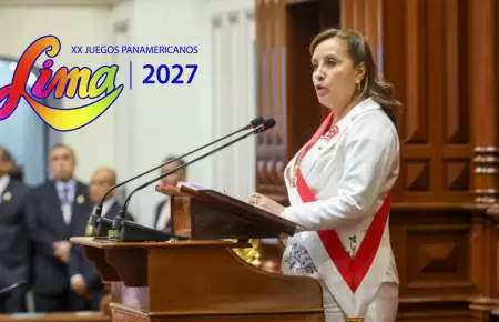 Dina Boluarte realiz anuncios en deporte.