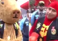 El Chapuln Colorado, el Capibara y otros personajes del Escuadrn Verde listos para la Gran Parada Militar
