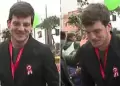 Periodista alemn queda fascinado con la Gran Parada Militar y se luce bailando 'La Anaconda'