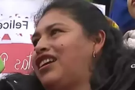 Llega desde Tarma para ver desfilar a su hijo