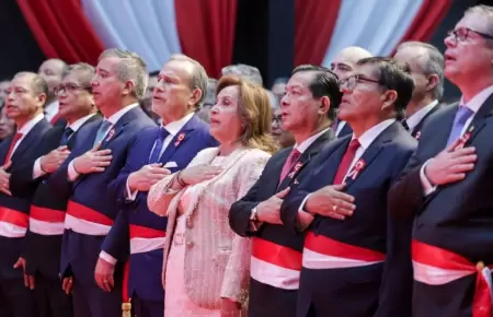 Presidenta Dina Boluarte particip en la XX Ceremonia de Accin de Gracias por e