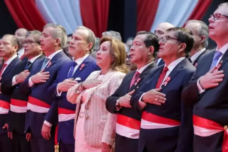 Presidenta Dina Boluarte particip en la XX Ceremonia de Accin de Gracias por e
