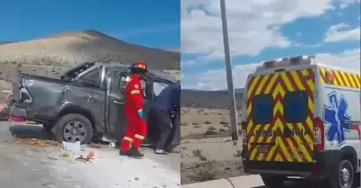 Madre fallece tras volcadura de camioneta en carretera Binacional