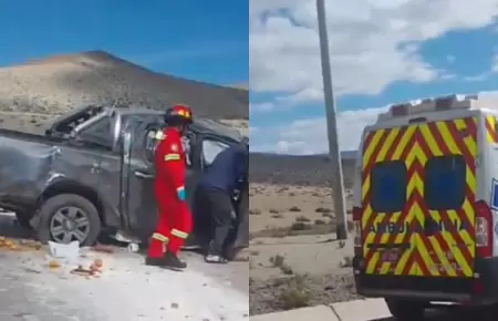 Madre fallece tras volcadura de camioneta en carretera Binacional