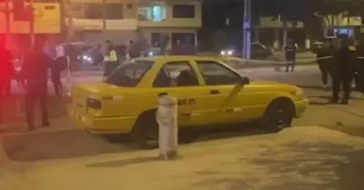 Taxista fue asesinado por sicarios en Los Olivos.