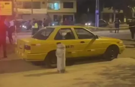 Taxista fue asesinado por sicarios en Los Olivos.