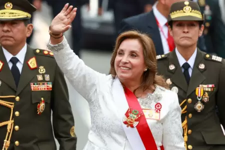 Dina Boluarte particip de su ltima Parada Militar como presidenta.
